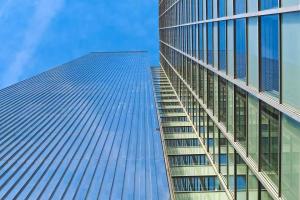 China Weatherproof Metal Curtain Wall Exterior Glass Curtain Wall Class A Fire Resistant factory