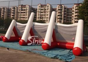 China Customized outdoor N indoor inflatable football goal for soccer free kick games on sale