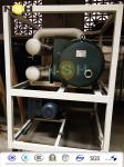 Double Stage Oil Filtration Equipment , Air Extractor Vacuum Pumping Machine Set