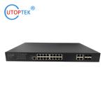 Layer2 Management 16port 10/100/1000M RJ45+4UTP+4SFP Fiber Network switch(UT