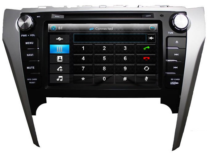 Ouchuangbo Car DVD Nav Multimedia Player GPS for Toyota Camry 2012 USB GPS Stereo Radio OCB-8016A