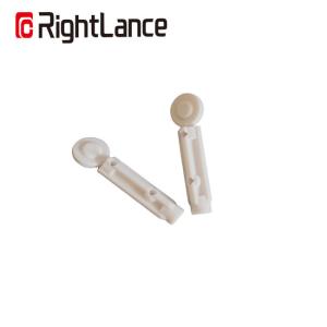 China Grey Color Twist Type 2.4mm Pricking Depth Single Use Safety Blood Lancet factory