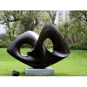 China Forged Bronze Abstract Sculpture Medium Handmade Garden Sculptures on sale