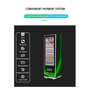 Automatic coin combination tea snacks, drinks vending machine