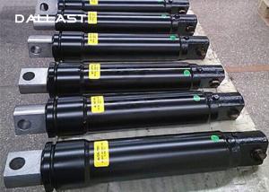China Single Acting Hydraulic Ram Chrome Welded Piston Type , Hydraulic Oil Cylinder factory