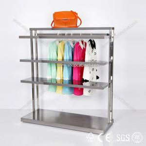 China Folding Custom Metal Garment Display Rack factory