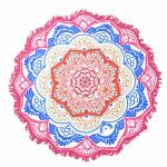 Indian Mandala Beach Towel Large Lotus Printing Towel Beach Round Pool Home