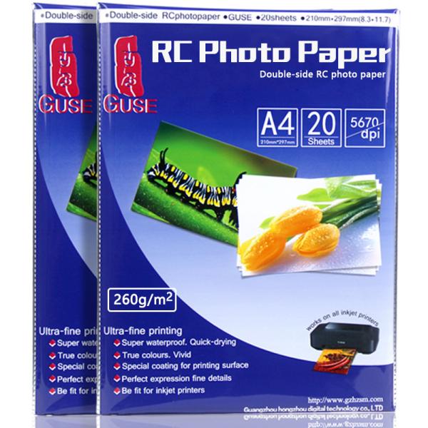 210*297mm Double Sided Photo Paper A4 Inkjet Photo Paper Satin