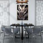 Custom Designs Crystal Porcelain Wall Art Decor Painting UV Print 3D Plantain