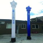 CE approved blower customize logo size Advertising Tube santa air dancer