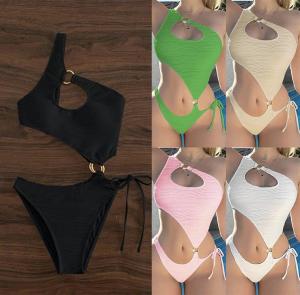 China Women'S Solid Beach Occasion Wear One Piece Sexy Swimwear Lady Moisture Permeable Durable factory
