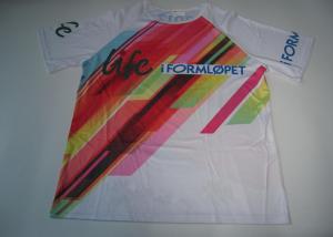 China Sublimation Custom Printed Sport T Shirts Running T Shirt Quick Dry factory