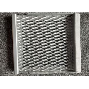 Architectural Building Expanded Mesh Curtain Wall With Fixing L Type Frame