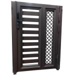 Laser Cut Aluminium Driveway Gates Slatted Panel Customized