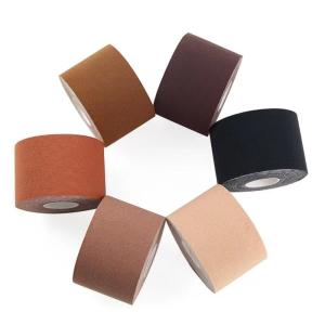 China Customized Logo Waterproof Boob Tape Adhesive Breast Lift Tape 5cmx5m Sweatproof factory