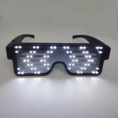 China Rechargeable LED Light Up Eyeglasses , ABS Plastic Glow Up Glasses factory