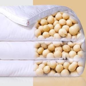 China Whiteness 52% Anti Ultraviolet Natural Soybean Protein Fiber For Filling 1.5Dx51MM factory