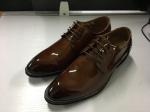 Carved Business Mens Casual Brogue Shoes Goodyear Handmade Mens Dress Shoes