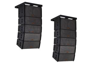 China Dual 12&quot; Polywood Church Speaker System / Line Array Speaker for Outdoor Events factory