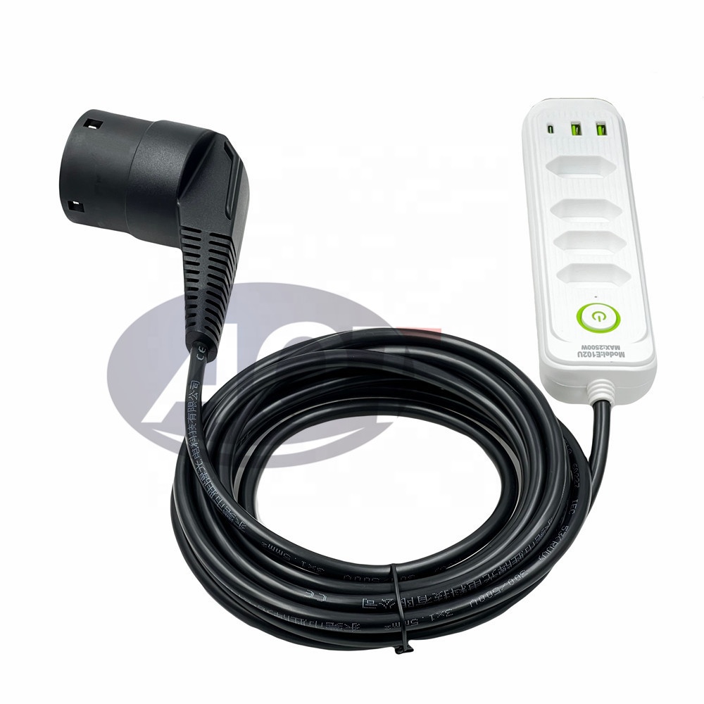 BYD V2L Discharge With 5M Cable Brazil Socket AOTAI EV Connectors V2L Adapter Type 2