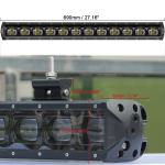 27 Inch 120W 6D projector Single Row Led Bar Work Light Offroad For 12V 24V Atv