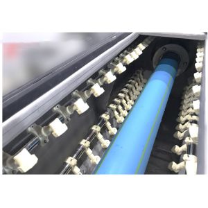 China 710-1600MM high capacity single screw HDPE pipe extrusion line on sale