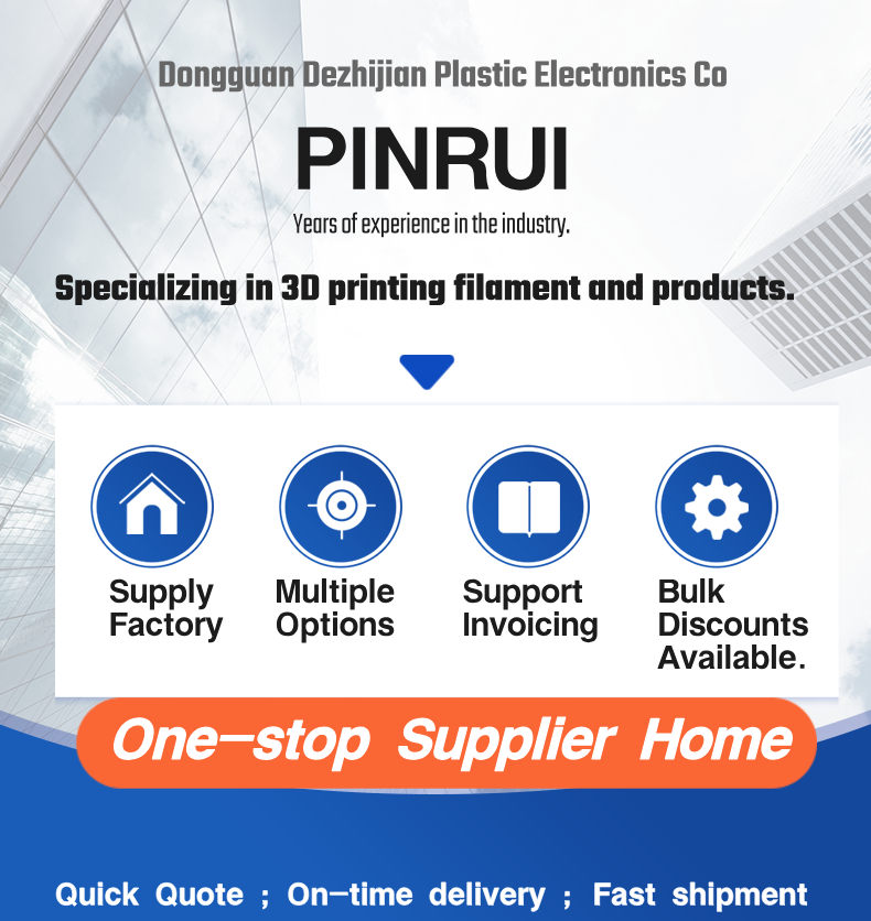 PINRUI 1 Kg 1.75mm PLA ABS TPU Filament 3D Printing Artificial Plastic Rods with Favorable Discount