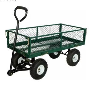 China Convenient 4-Wheel Garden Mesh Carts 17KGS Weight Capacity Essential for Gardening factory