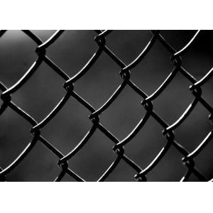 3.0mm Galvanized Chain Link Fence Mesh 48mm 65mm Width