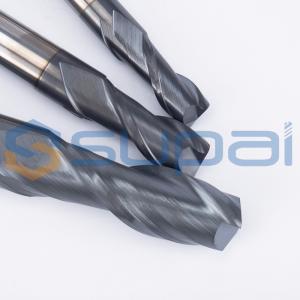 China 2 Flutes Solid Carbide Tungsten CNC Milling Cutter End Mill Cutters for CNC Milling Machine factory