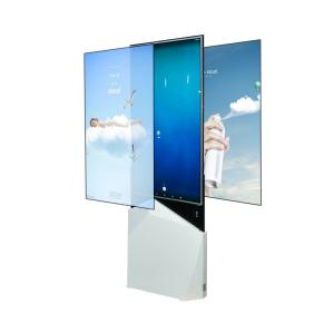 China White Double Sided LCD Screen 55inch OLED Stand Alone Digital Signage factory