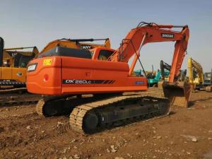 China 6245mm Boom DX260 Used Doosan Excavator 1.27m3 Bucket factory