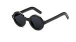 Acetate Polarized Sunglasses Women Men Round Transparent clear Sun Glasses