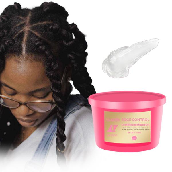 Custom Logo 64oz Extreme Hold Braid Gel Neat Braid Loc Twist Non Residue