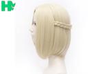 14" Kanekalon Fiber Synthetic Cosplay Wigs Natural Straight For Girls