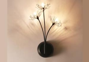 China Flower Crystal Led Wall Decorative Lights Lights 240V Good Chromaticity factory