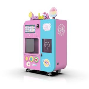 China Electric Automatic Candy Floss Vending Machine 1750mm High Fairy Floss Vending Machine factory
