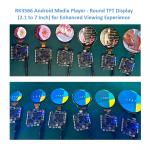 3.4-Inch Round High-Performance Android Touchscreen Display for Digital Signage,