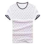 Men's short sleeve round collar T-shirt on season