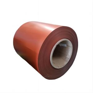 China 3003 Brick Red Aluminum Roofing Coil Aluminum Corrugated Sheet Material factory