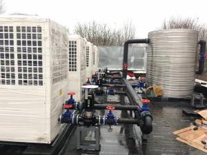 China 72 KW heating capacity Air source heat pump for hot water factory
