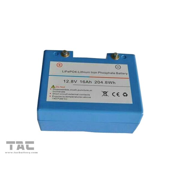 China LiFePO4 Battery 12.8V 16Ah Lithium Ion Battery For Golf Trolley factory