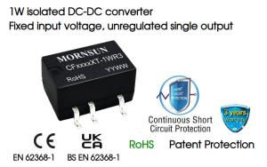 China 1W BMS Automotive DC DC Converter Unregulated Single Output factory