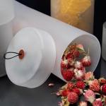 300ml 700ml 900ml 1100ml High Borosilicate glass tea jar Frosted Glass Storage