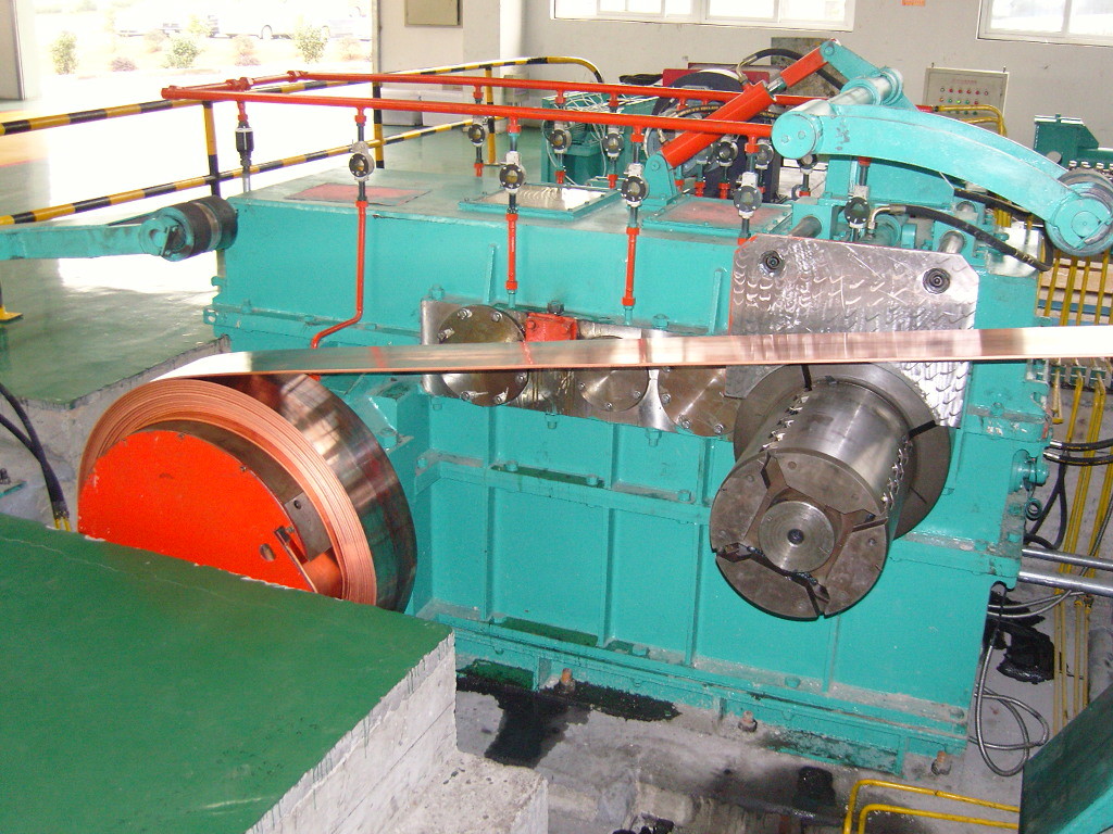 Hydraulic Electric Controller Copper Strip Rolling Mill High Efficiency