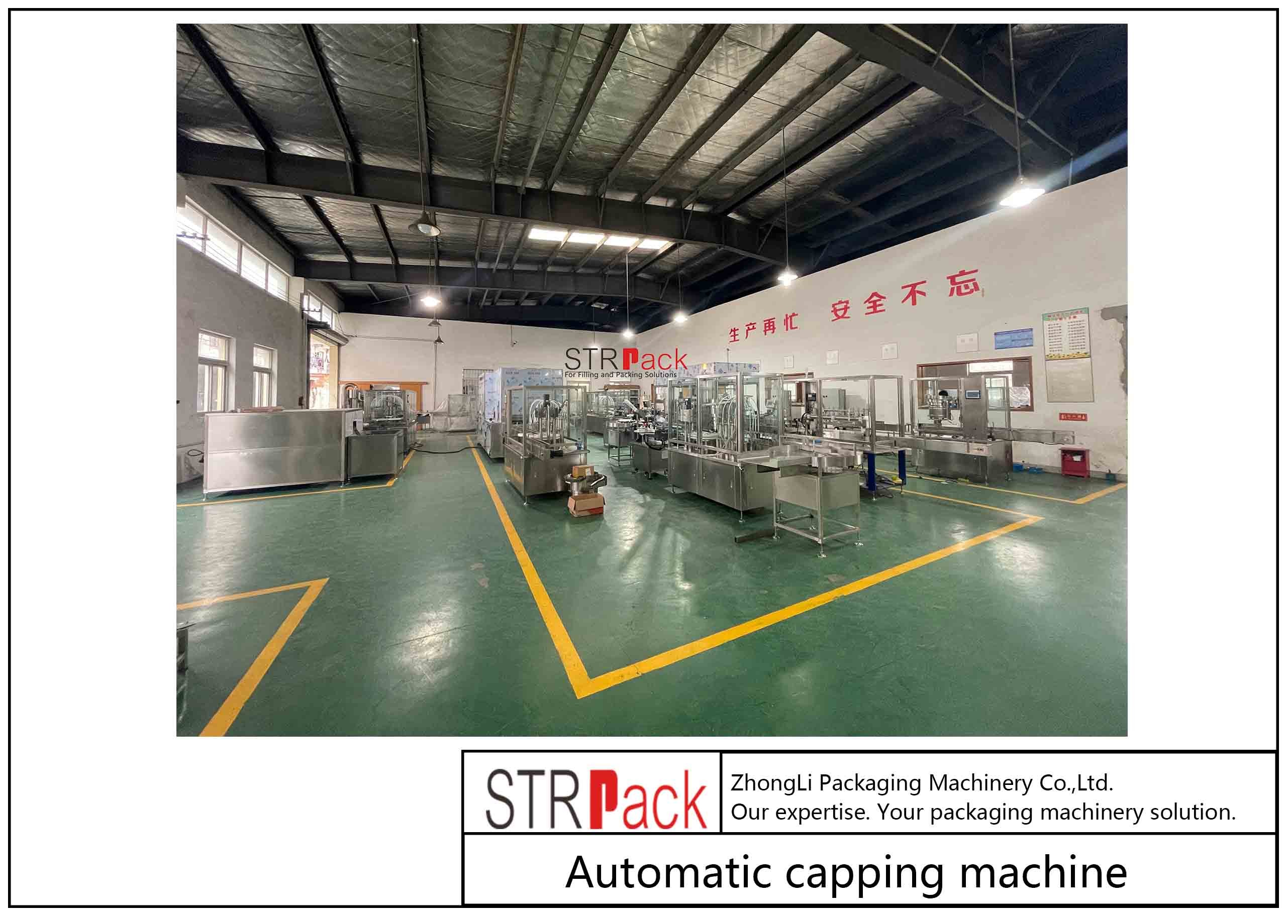 PLC Control System Automatic Bottle Capping Machine Accurate Efficient Reliable