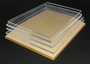 3mm 1220*2440mm Laser Cutting acrylic sheet board Abrasion Resistant Clear Cast