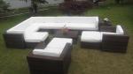 Big Size Sectional Rattan Outdoor Sofa Set Garden Furniture With Comfortable