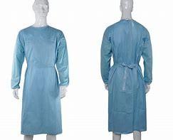 China Customized Colored Disposable Hospital Gowns , Disposable PPE Coveralls S - 6XL factory