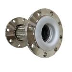 High Temperature SS304 Flange Flexible Braided Hose PTFE Lined With Strong Acid